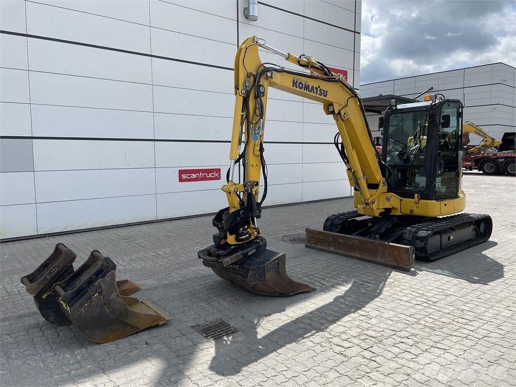 Komatsu PC55MR-5 Kolová rýpadla