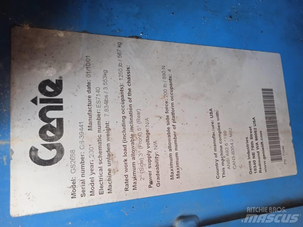 Genie GS 2668 RT Nůžková zvedací plošina