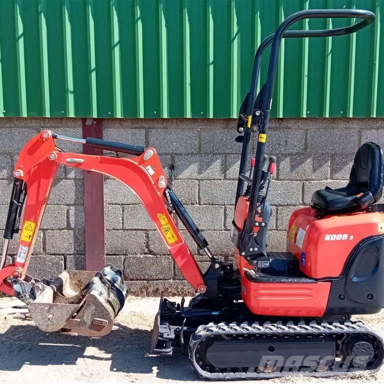 Kubota K 008-3 Mini rýpadla < 7t