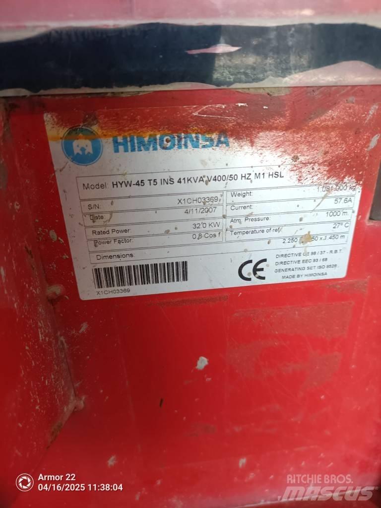 Himoinsa HYW 45 Naftové generátory