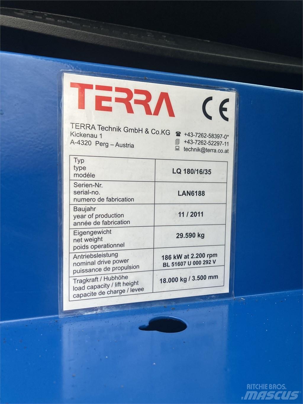 Terra LQ180/16/35 Vysokozdvižný vozík s bočním ložením