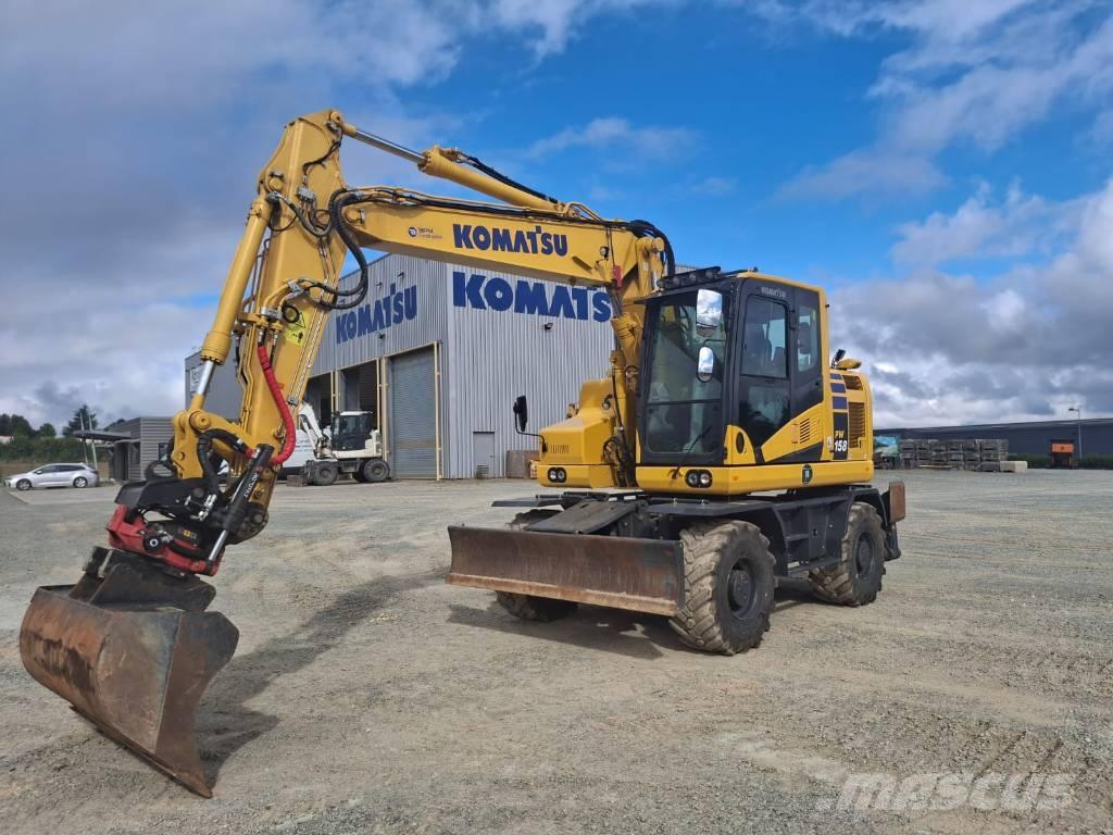 Komatsu PW158-11 Kolová rýpadla