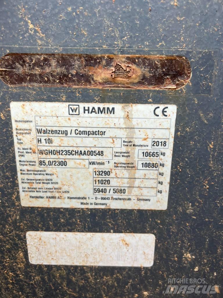 Hamm H10i Půdní kompaktory