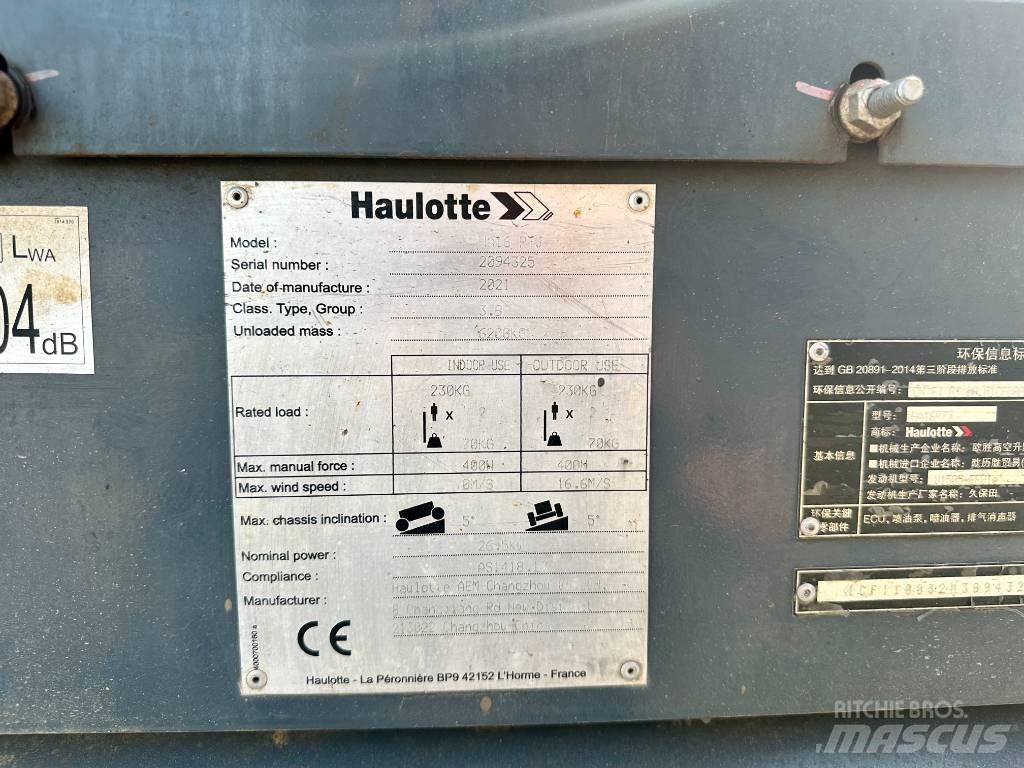 Haulotte HA16RTJ Kloubové plošiny