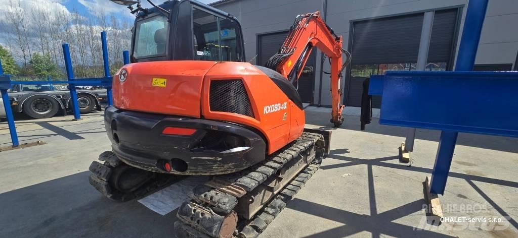 Kubota KX 080-4 CX Midi rýpadla 7t - 12t