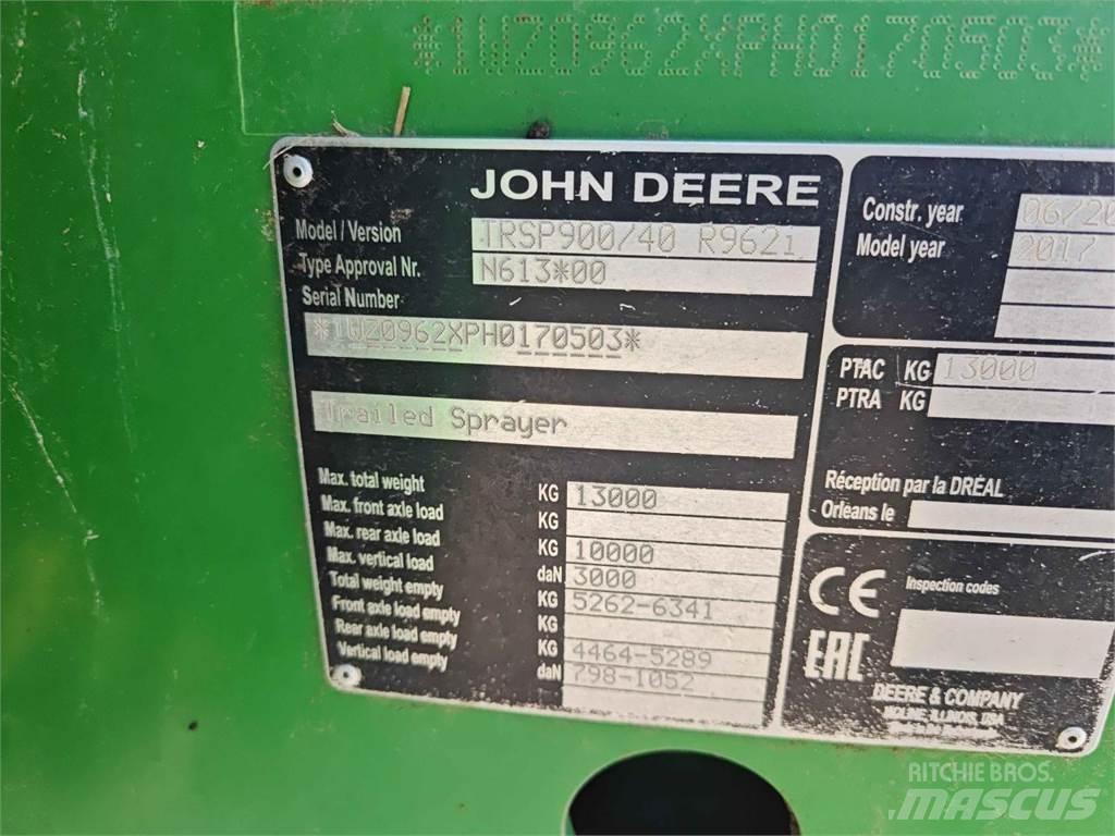 John Deere R962i Tažené postřikovače