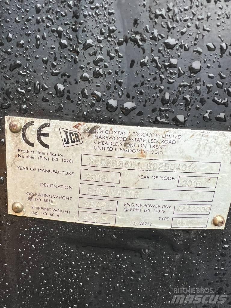 JCB 86 C-1 eco Midi rýpadla 7t - 12t