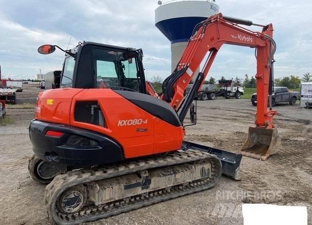 Kubota KX080-4S2 Pásová rýpadla