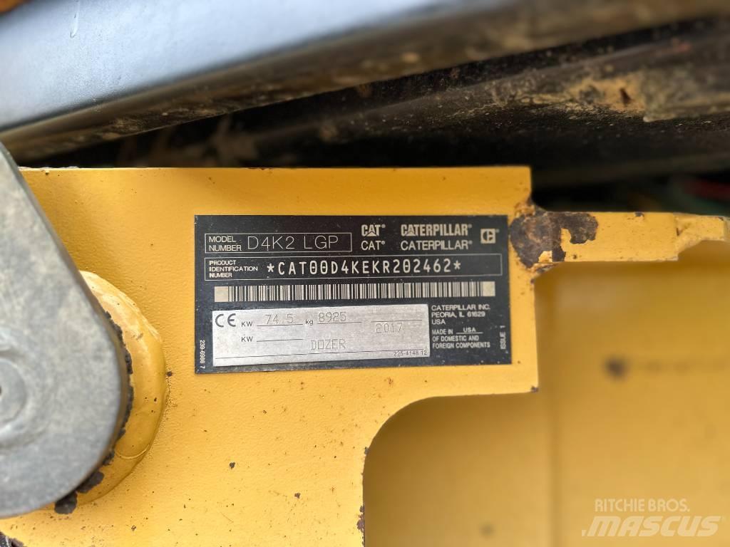 CAT D 4 K 2 LGP Pásové dozery
