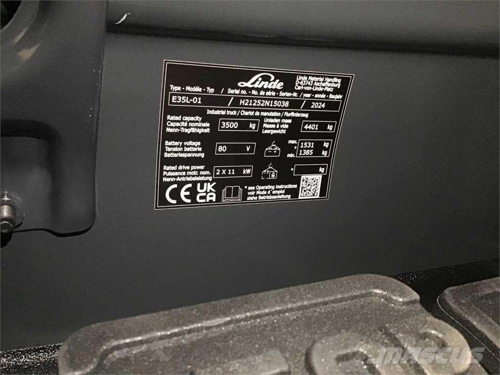 Linde E35L Akumulátorové vozíky