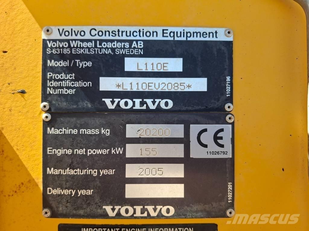 Volvo L 110 E Kolové nakladače