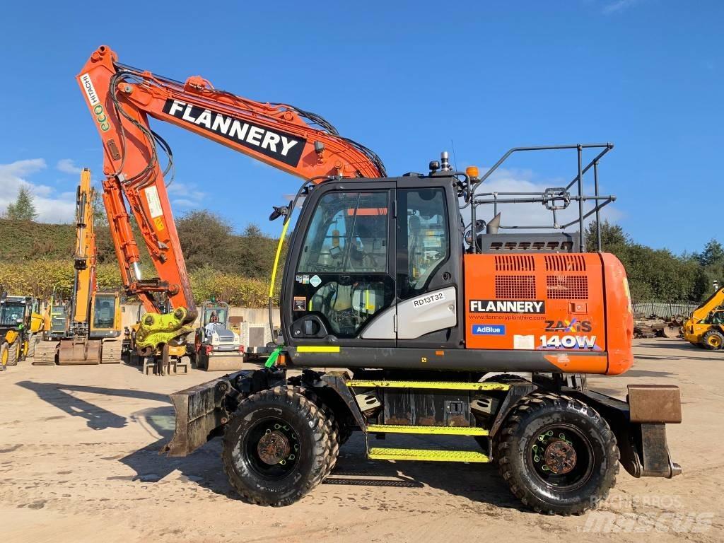 Hitachi ZX 140 W Kolová rýpadla