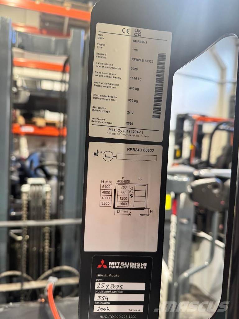 Mitsubishi SBR16N2 Samohybné vozíky