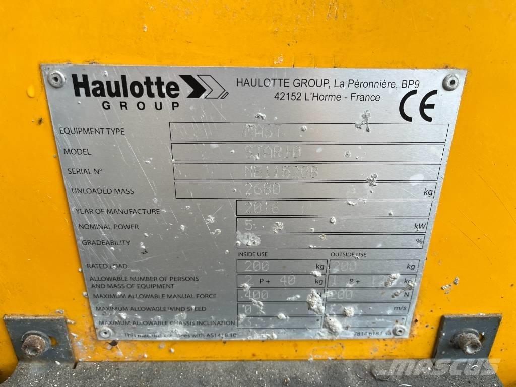 Haulotte Star 10 Vertikální sloupové výtahy