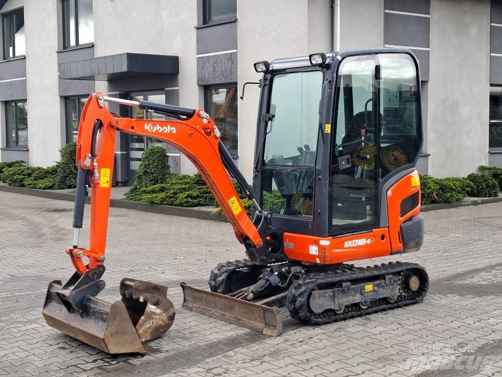 Kubota KX 018-4 Mini rýpadla < 7t