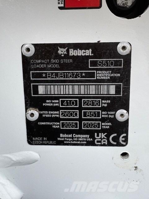 Bobcat S 510 Smykem řízené nakladače