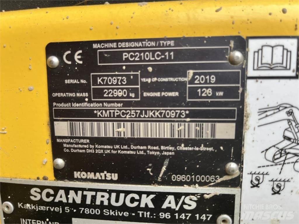 Komatsu PC210LC-11 Pásová rýpadla