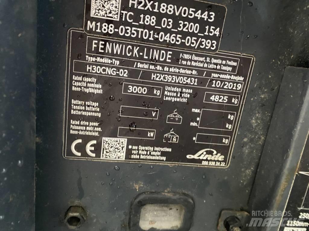 Linde H30CNG-02 LPG vozíky