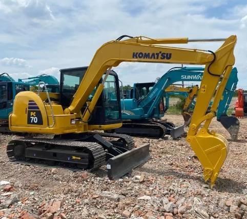 Komatsu PC 70 Pásová rýpadla
