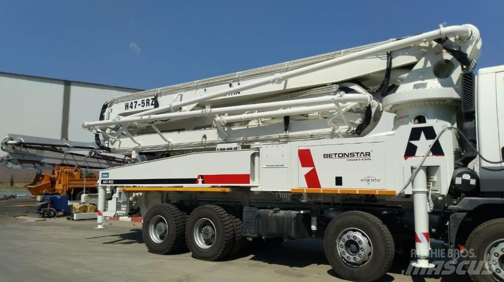 Betonstar 47M-5RZ Nákladní auta s čerpadly betonu