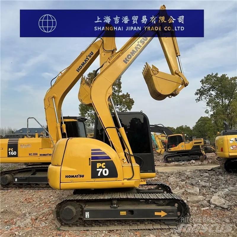 Komatsu PC 70 Pásová rýpadla