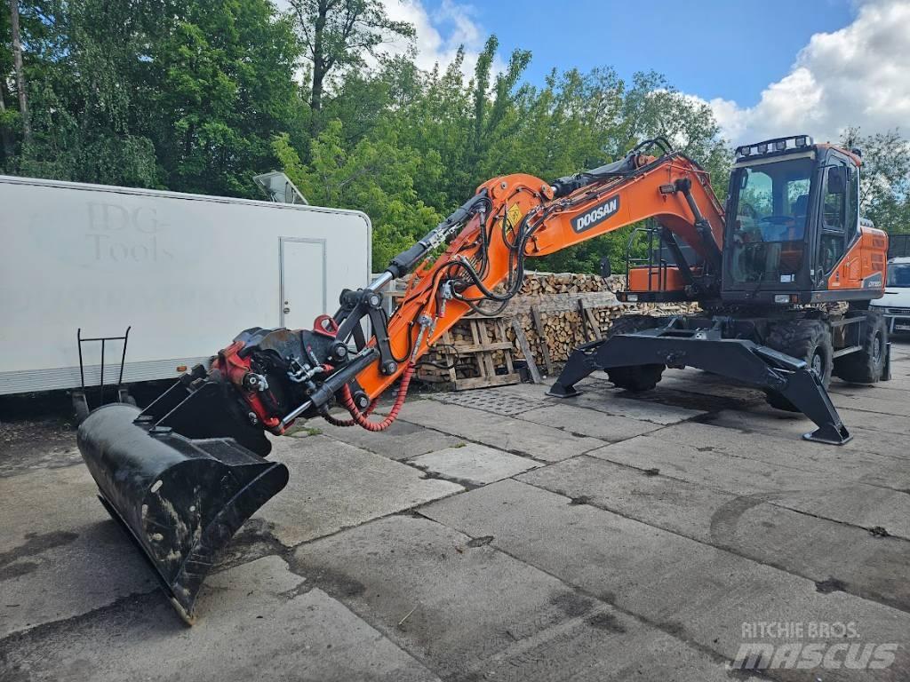 Doosan DX 160 W Kolová rýpadla