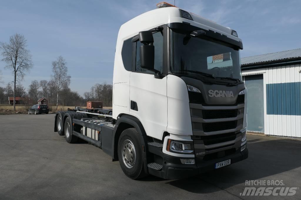 Scania R500 B6x2nb Hákový nosič kontejnerů