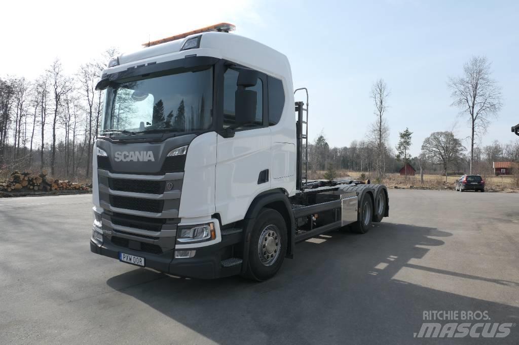 Scania R500 B6x2nb Hákový nosič kontejnerů