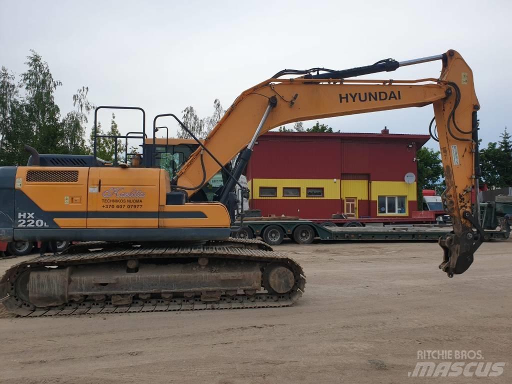 Hyundai HX 220 L Pásová rýpadla