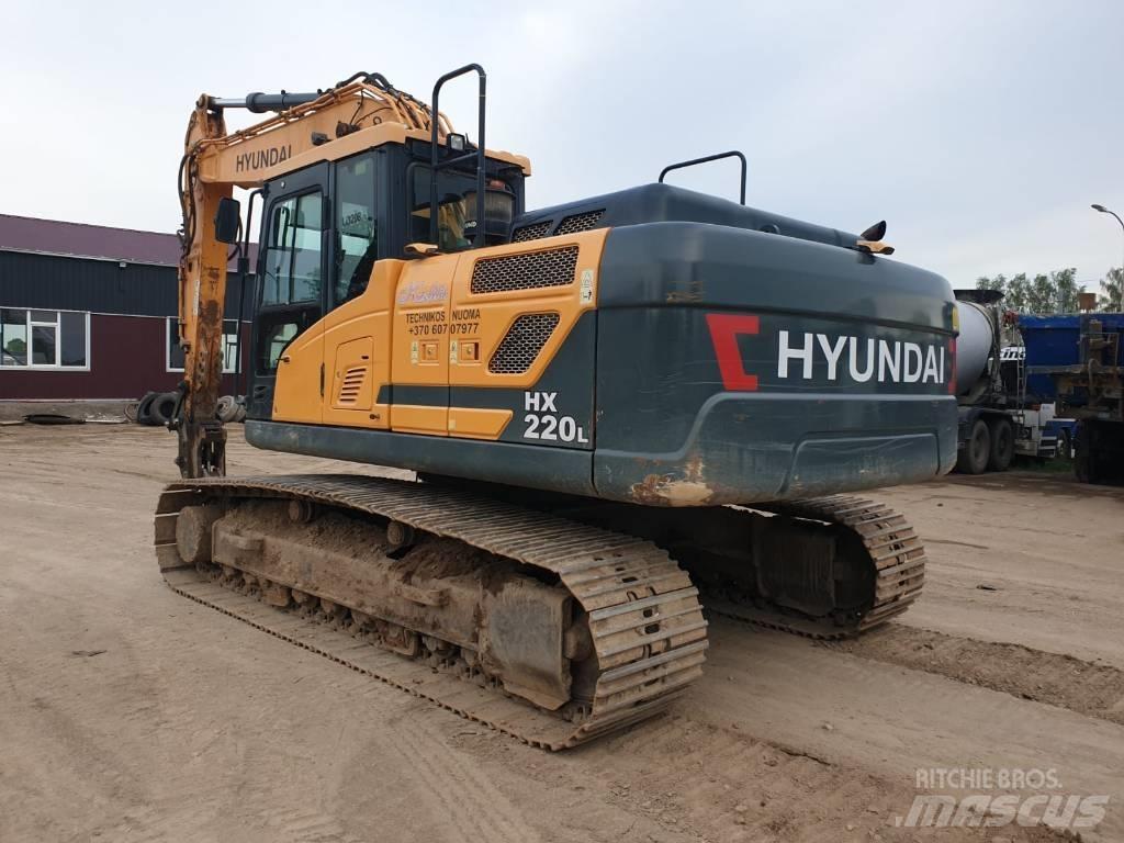 Hyundai HX 220 L Pásová rýpadla