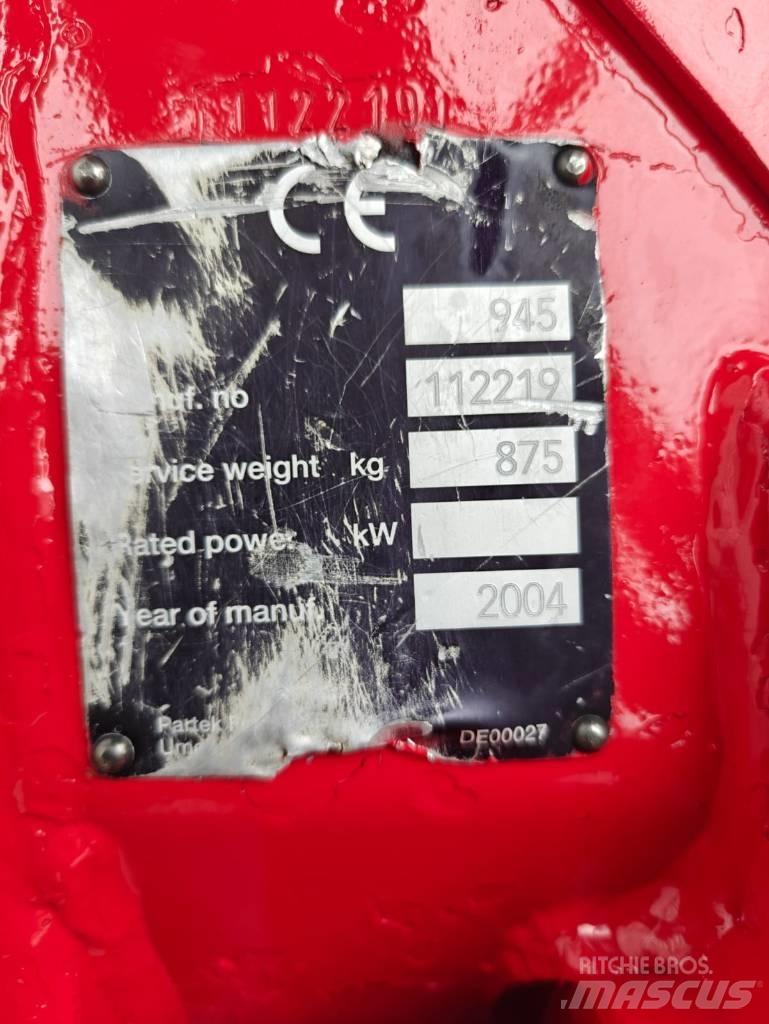 Valmet 945.1 Těžební hlavy