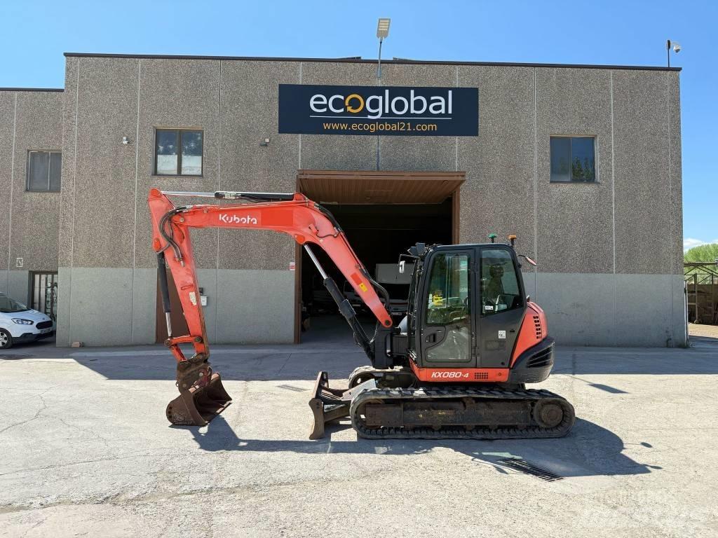 Kubota KX 080-4 Midi rýpadla 7t - 12t