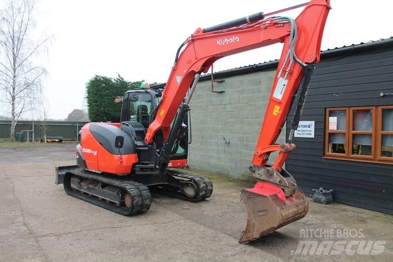 Kubota KX 080-4 Midi rýpadla 7t - 12t