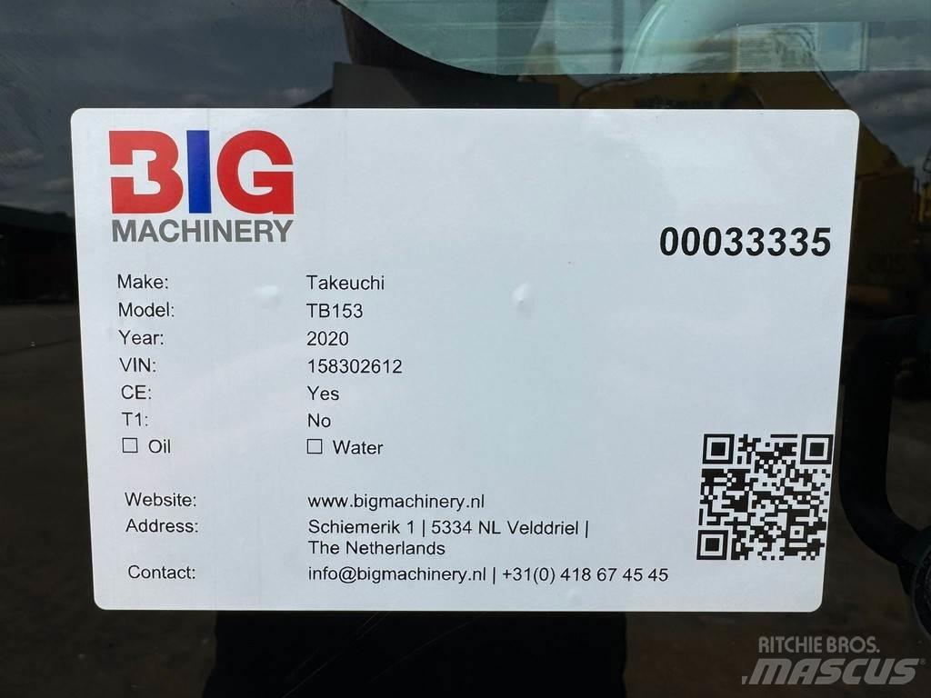 Takeuchi TB153FR Mini rýpadla < 7t