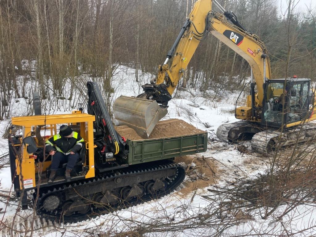 Morooka MST 800 Pásové dempry