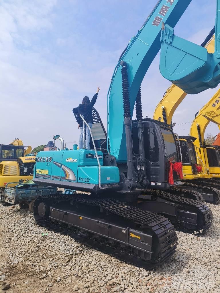 Kobelco SK 200 Pásová rýpadla