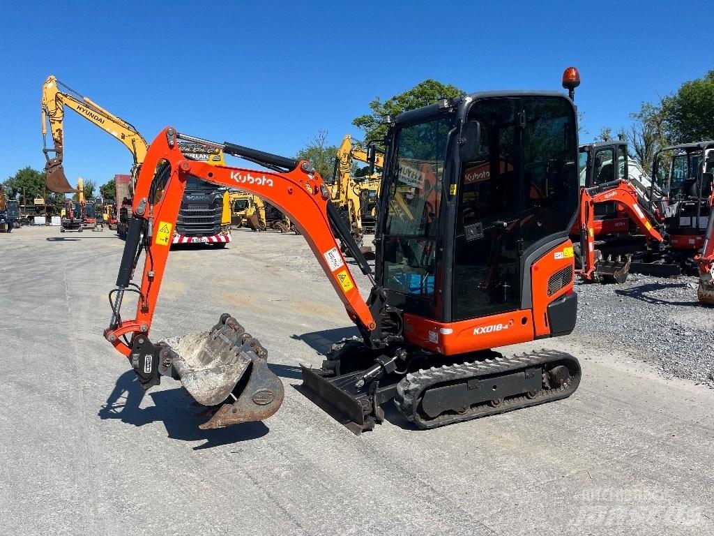 Kubota KX 018-4 Mini rýpadla < 7t