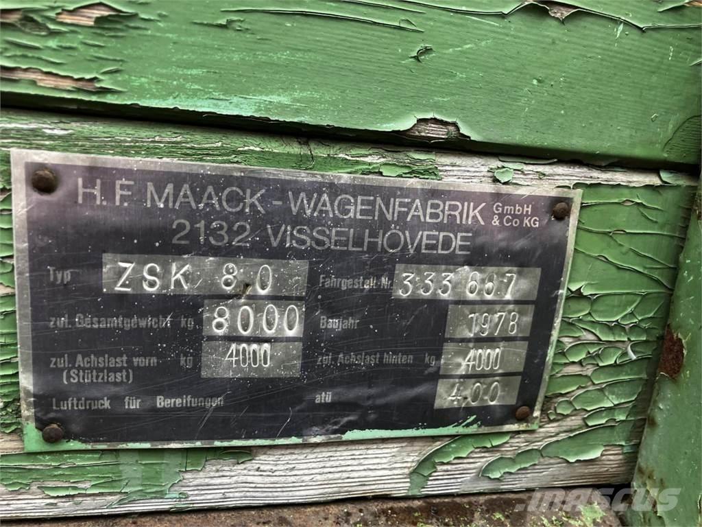  Maack ZSK 80 Sklápěcí přívěsy