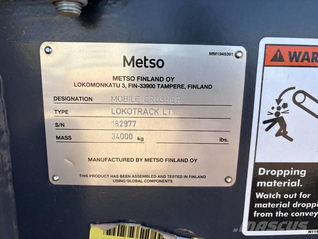 Metso LT 96 Linky na zpracování kameniva