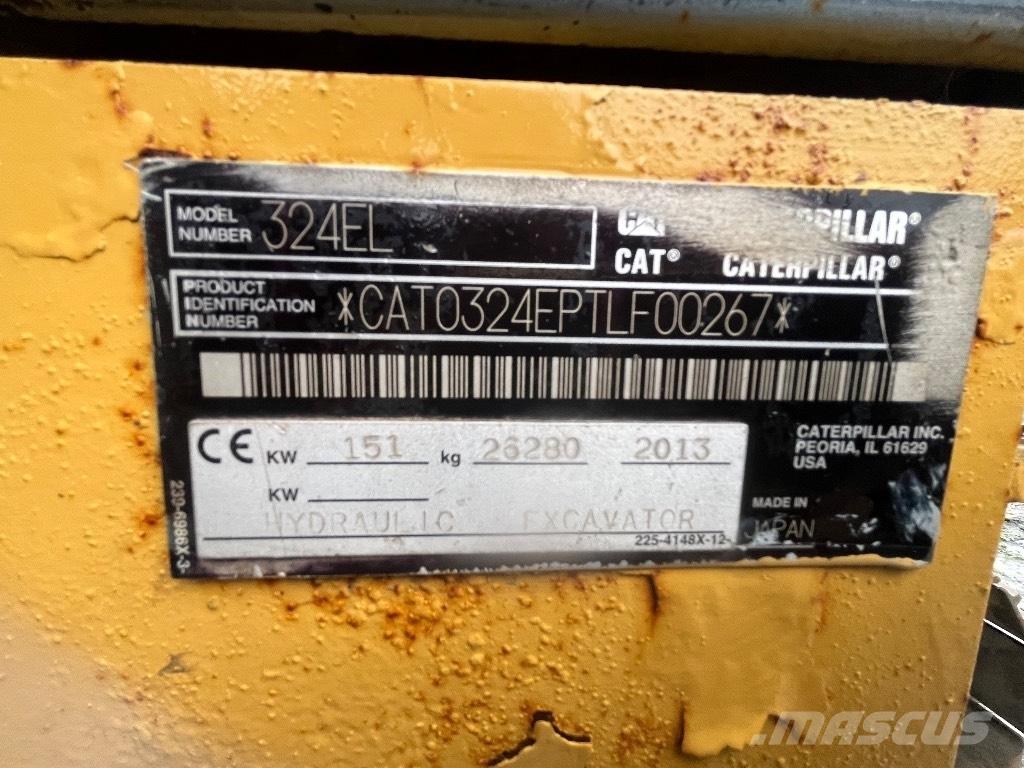 CAT 324 E Pásová rýpadla