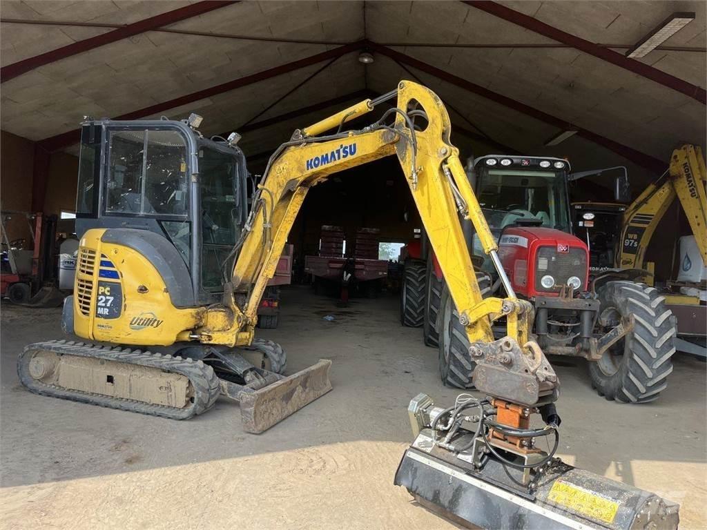 Komatsu PC27MR-2 Kolová rýpadla