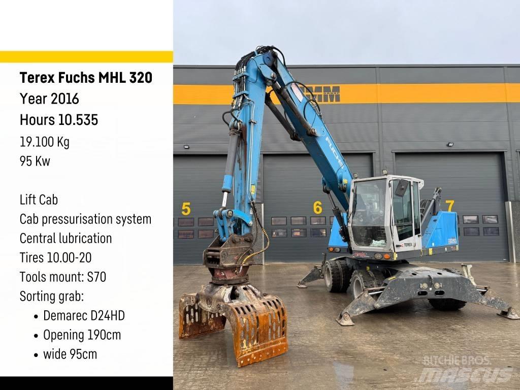 Fuchs MHL 320 Stroje pro manipulaci s odpadem