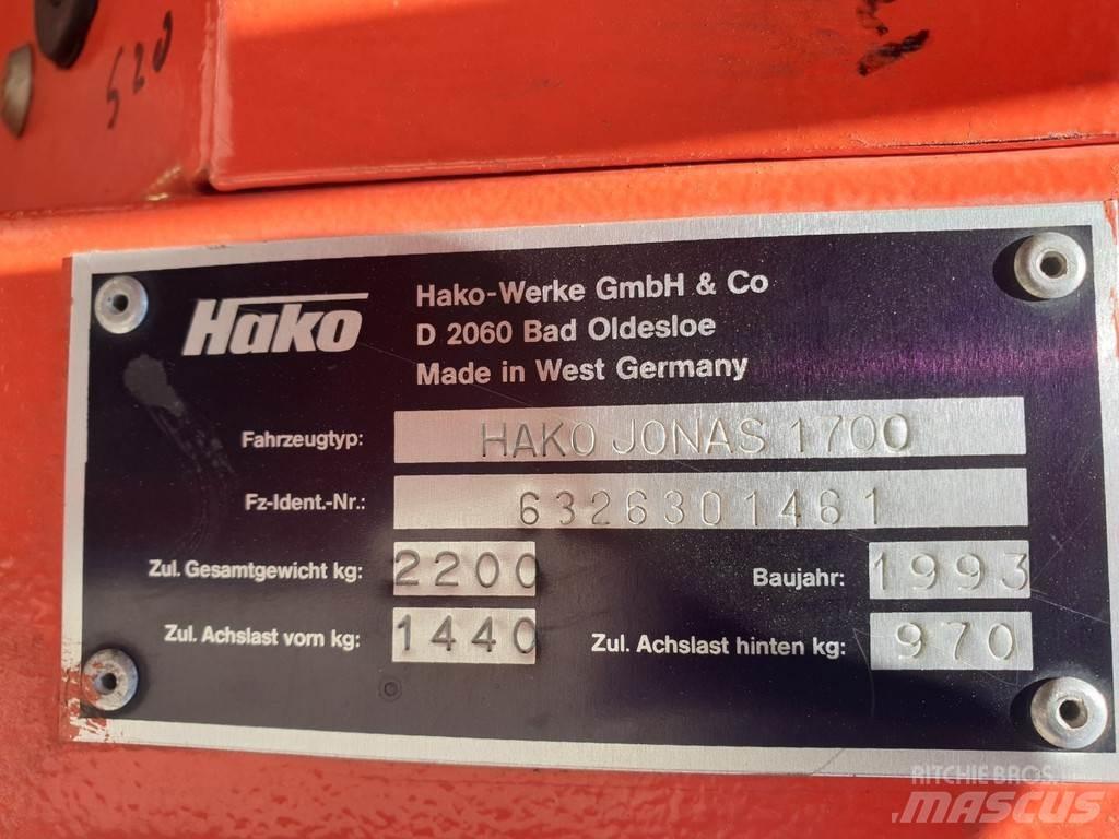 Hako Jonas 1700 Zametací stroje