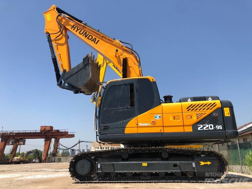 Hyundai R220-9s Pásová rýpadla