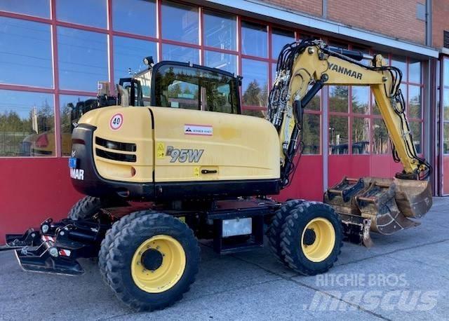Yanmar B95W Kolová rýpadla