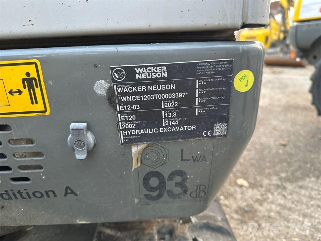 Wacker Neuson ET20 Pásová rýpadla