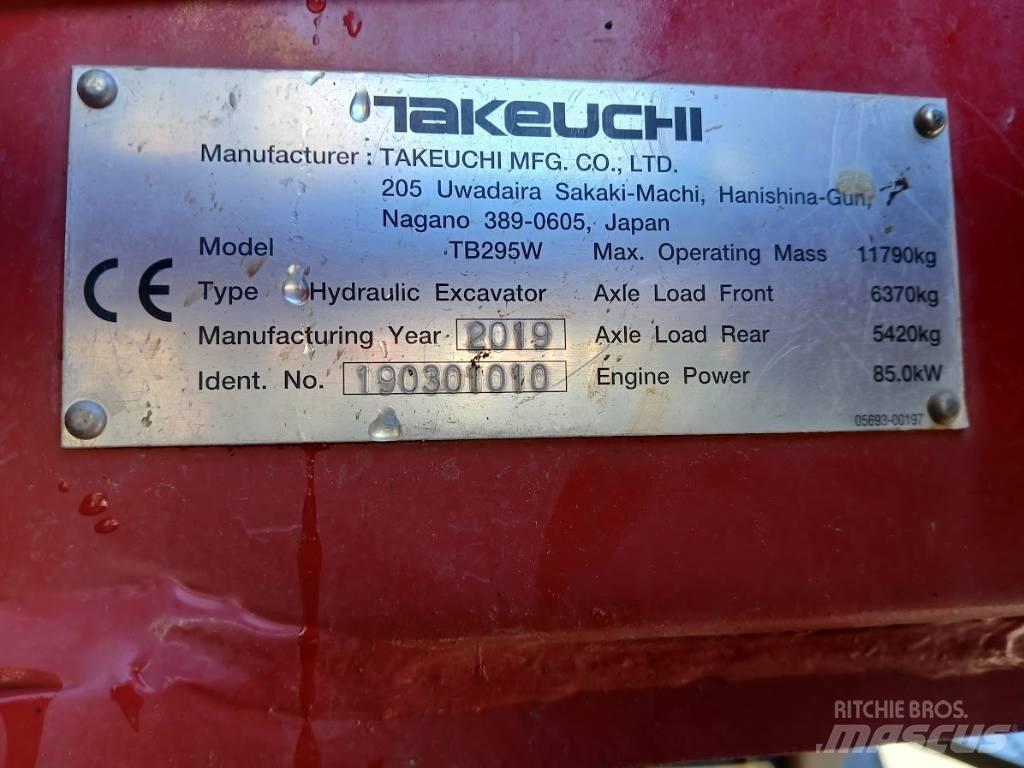Takeuchi TB 295 W Kolová rýpadla