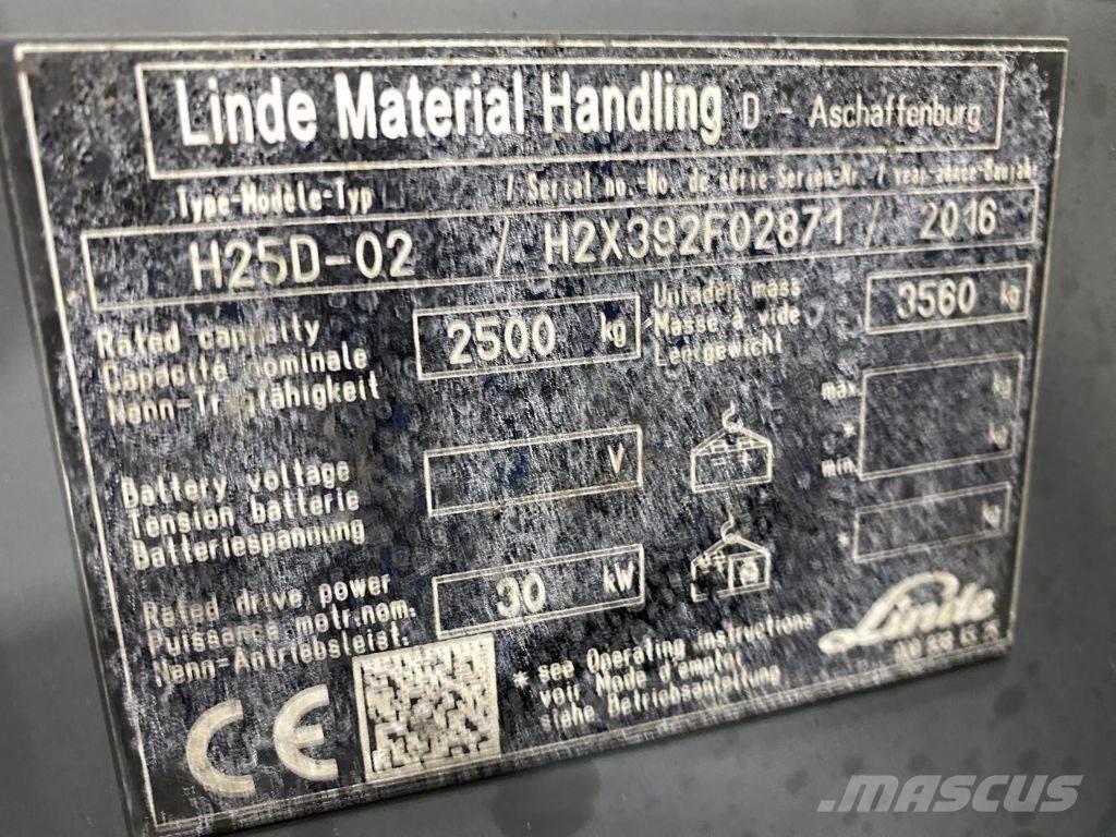 Linde H25D-02 Dieselové vozíky