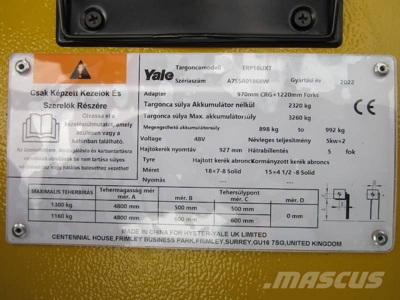 Yale ERP 16 UXT Akumulátorové vozíky