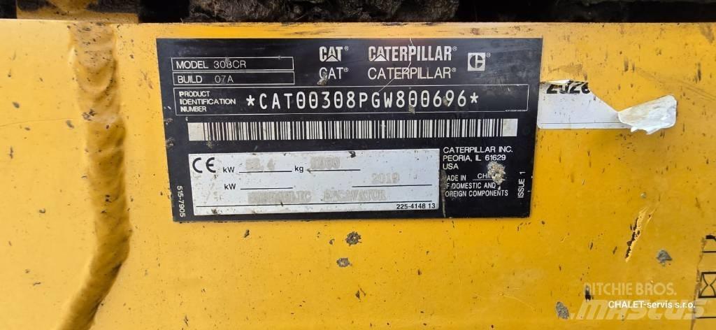 CAT 308 CR Midi rýpadla 7t - 12t